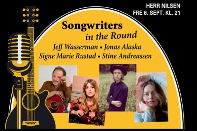 Songwriters in the Round: Jonas Alaska, Stine Andreassen, Signe Marie Rustad og Jeff Wasserman
